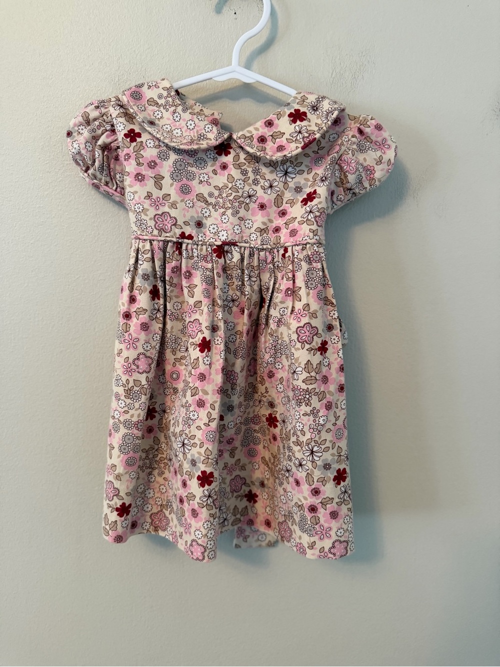 Little English Floral Peter Pan Collar Dress